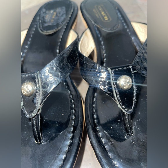 Coach Wedges Sandals - Picture 9 of 11